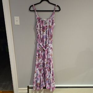Floral Pink Maxi Dress By Label Of Zlove Anthropologie Size M